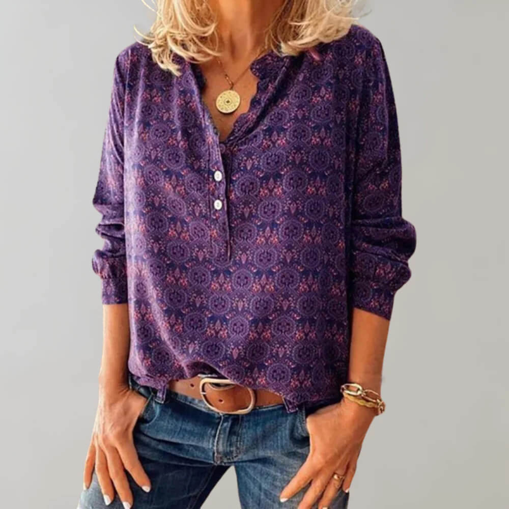 Sylvia | Vintage Style Women's Blouse