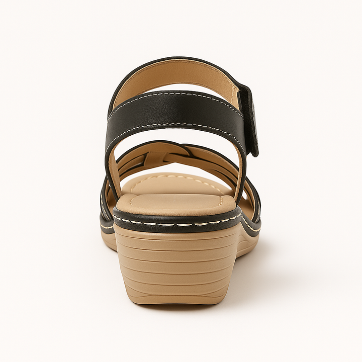 Diana | Orthopedic Women's Sandals with Wedge Heel and Straps