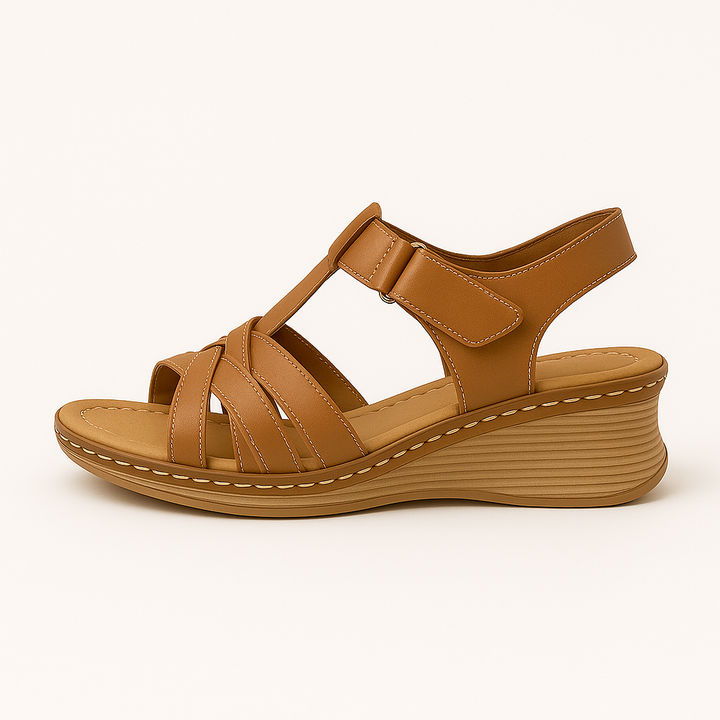 Diana | Orthopedic Women's Sandals with Wedge Heel and Straps