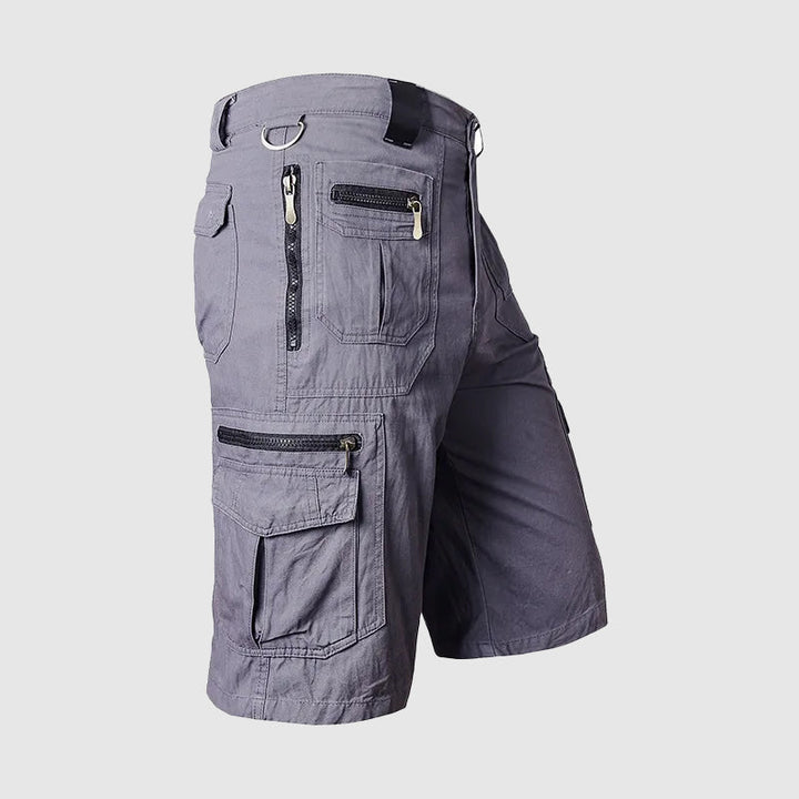 Micah | Durable Multi-Pocket Knee Length Cargo Shorts