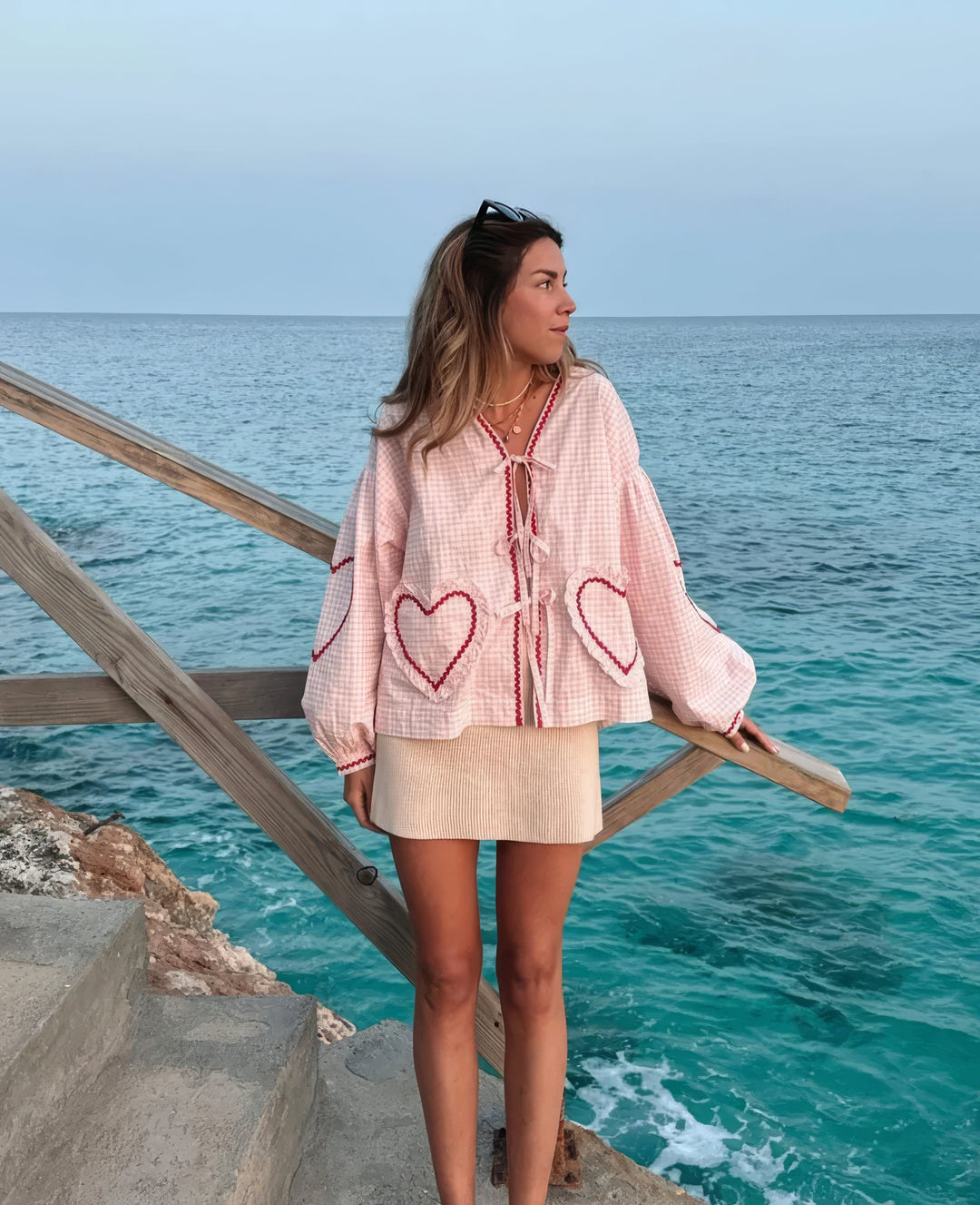Betty | Romantic Heart Blouse for Stylish Women