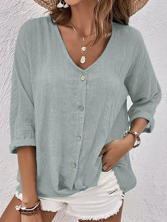 Angela | Stylish Button-Up Blouse