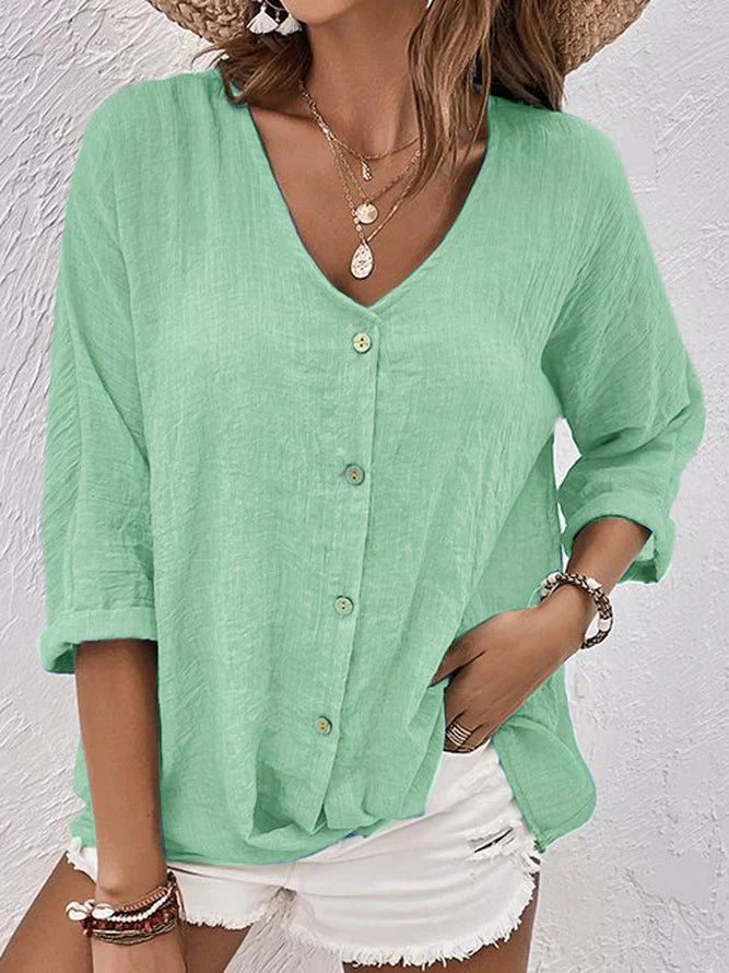 Angela | Stylish Button-Up Blouse