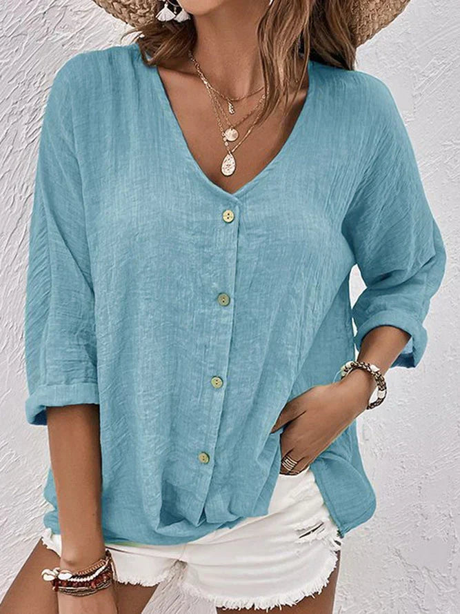 Angela | Stylish Button-Up Blouse