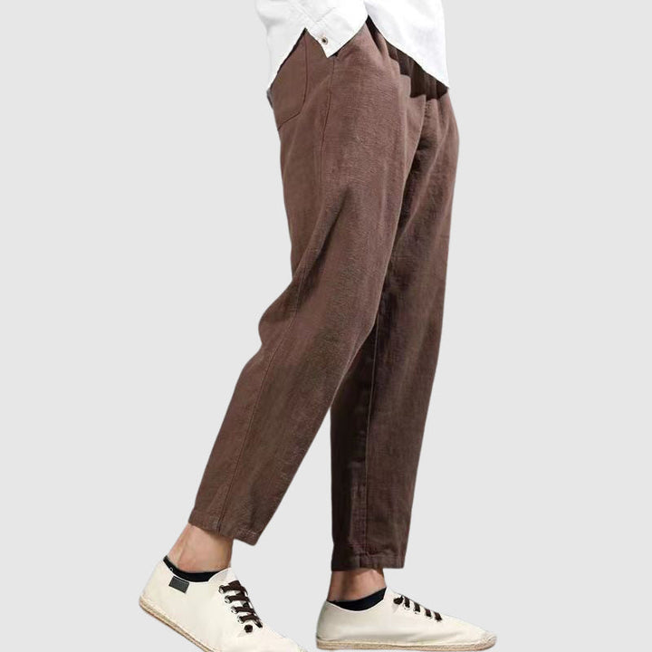 Christopher | Relaxed Fit Harbor Linen Pants for Casual Comfort
