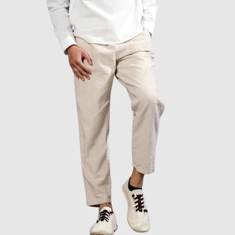 Christopher | Relaxed Fit Harbor Linen Pants for Casual Comfort