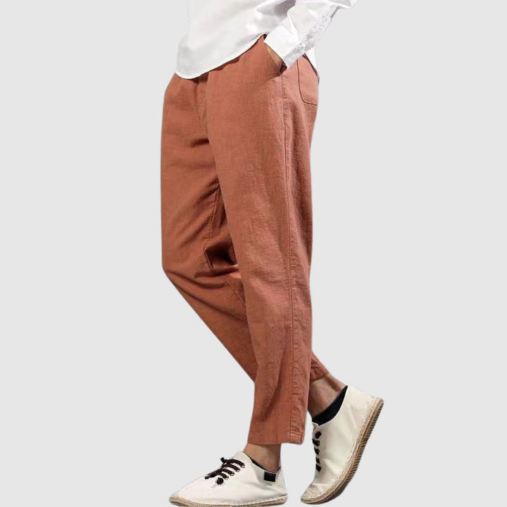Christopher | Relaxed Fit Harbor Linen Pants for Casual Comfort