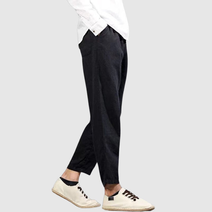 Christopher | Relaxed Fit Harbor Linen Pants for Casual Comfort