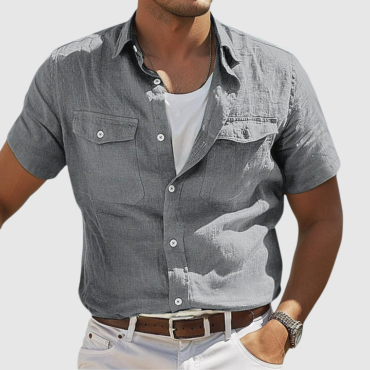 Keith | Relaxed Sunset Linen Shirt for Every Occasion