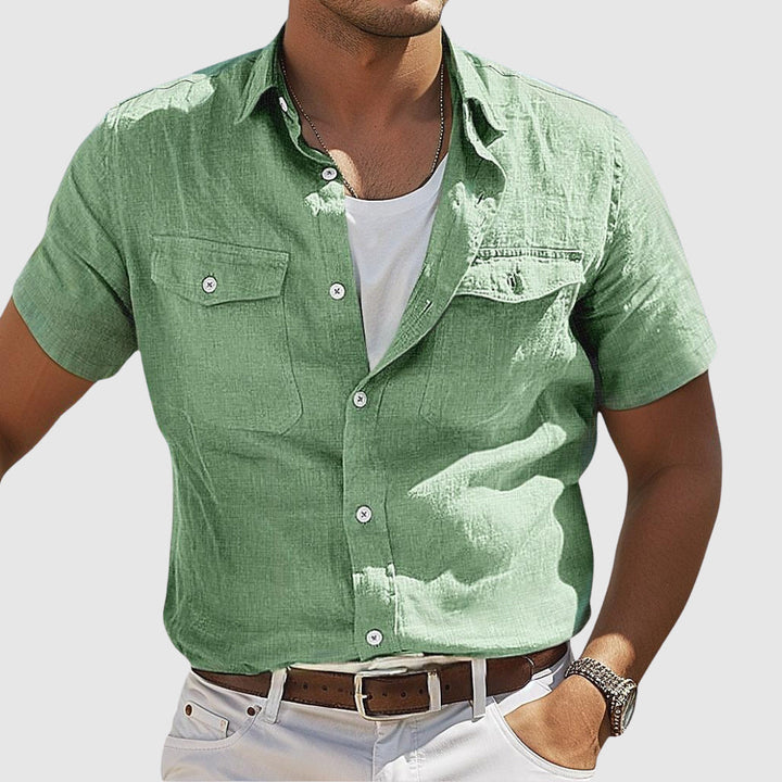 Keith | Relaxed Sunset Linen Shirt for Every Occasion