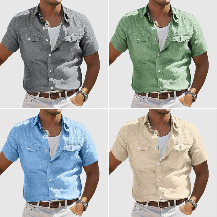 Keith | Relaxed Sunset Linen Shirt for Every Occasion