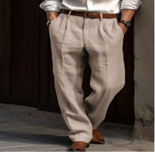 Gilbert | Comfortable Lightweight Linen Summer Pants for Men