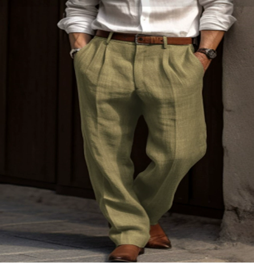 Gilbert | Comfortable Lightweight Linen Summer Pants for Men