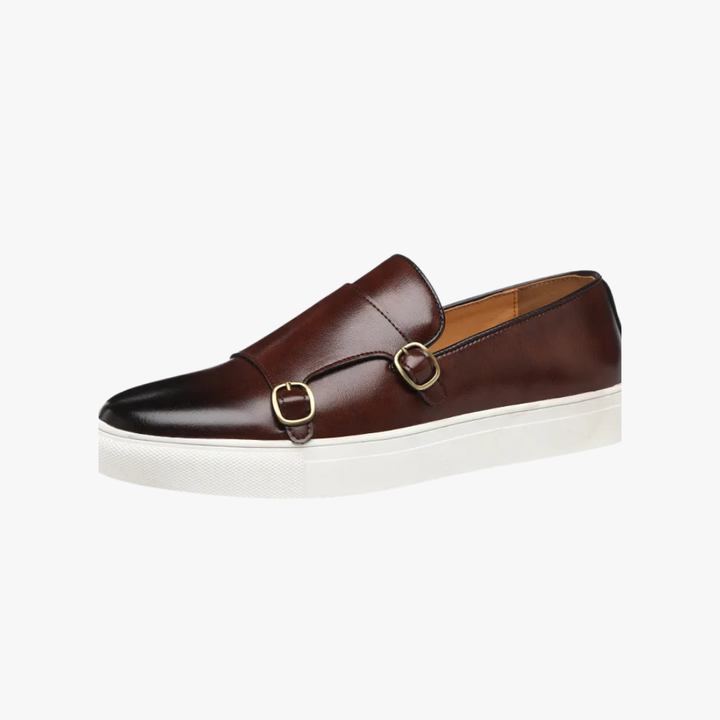 Jaden | Stylish Leather Buckle Loafers for Men