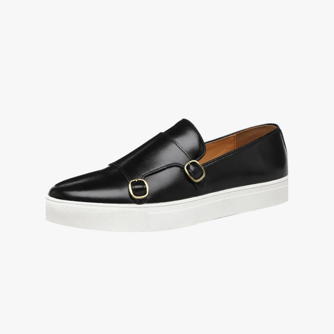 Jaden | Stylish Leather Buckle Loafers for Men