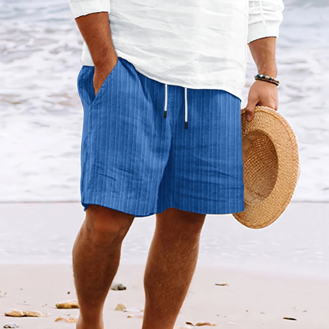 Holden | Relaxed Fit Cotton-Linen Shorts with Drawstring and Pockets