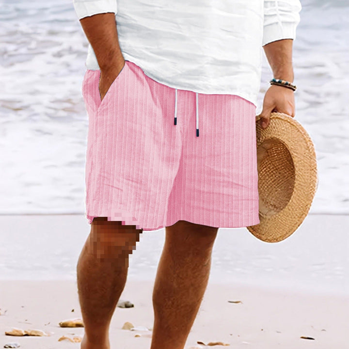 Holden | Relaxed Fit Cotton-Linen Shorts with Drawstring and Pockets