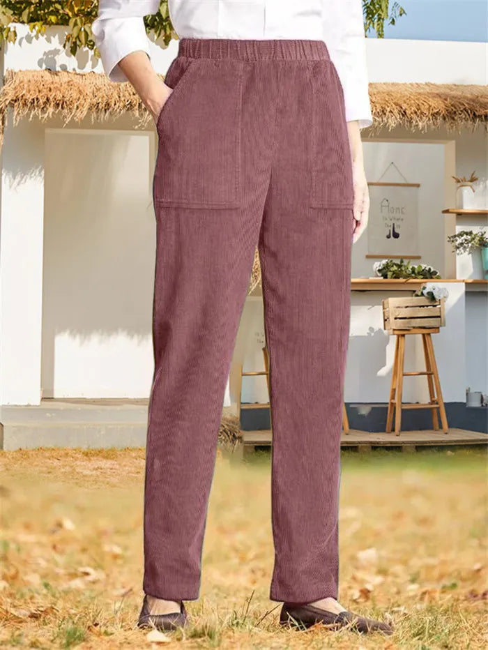 Breanna | Casual Ladies Pants with Elastic Waist