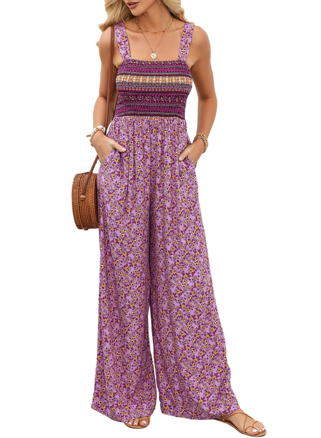 Claire | Vibrant Spring Jumpsuit for Sunny Days