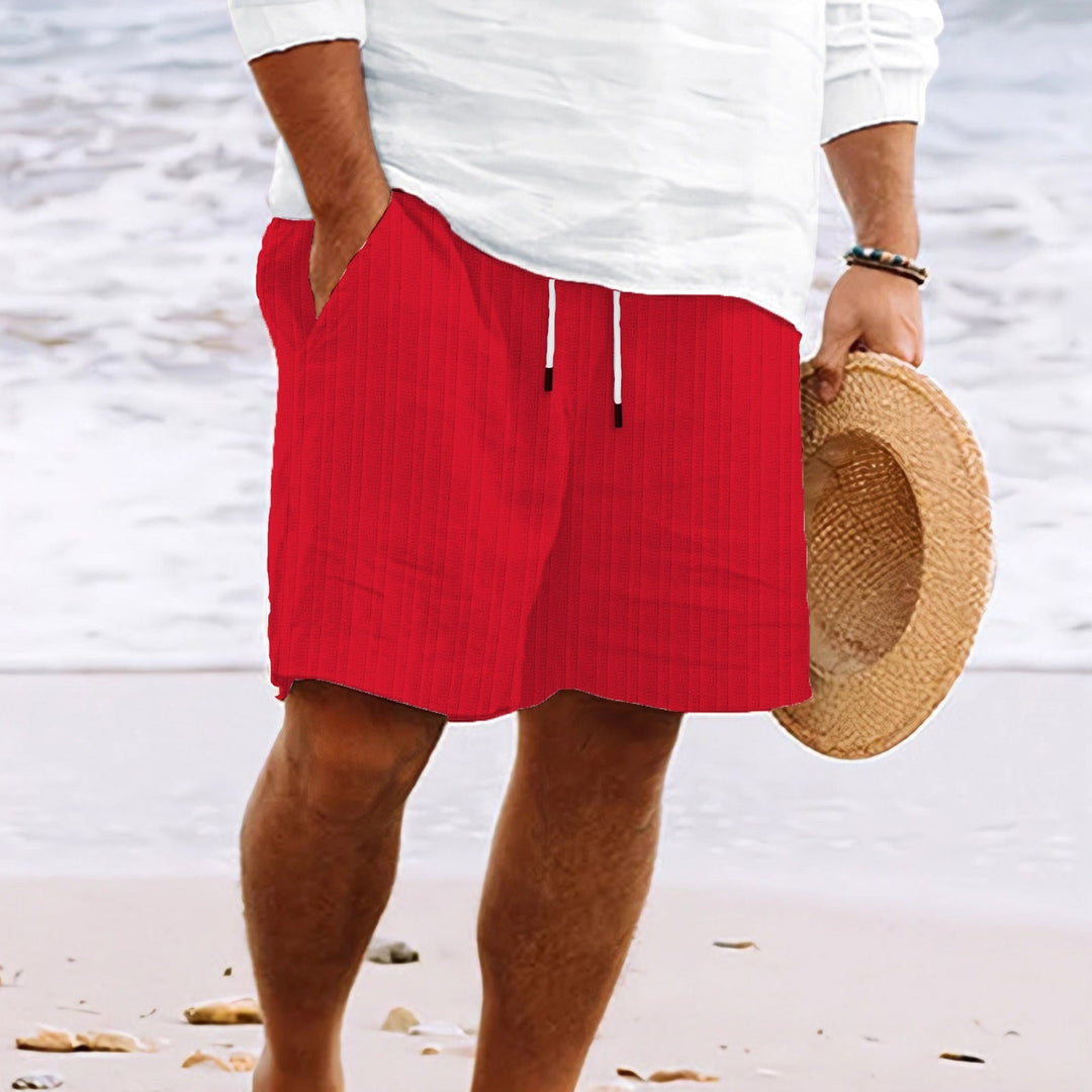 Holden | Relaxed Fit Cotton-Linen Shorts with Drawstring and Pockets