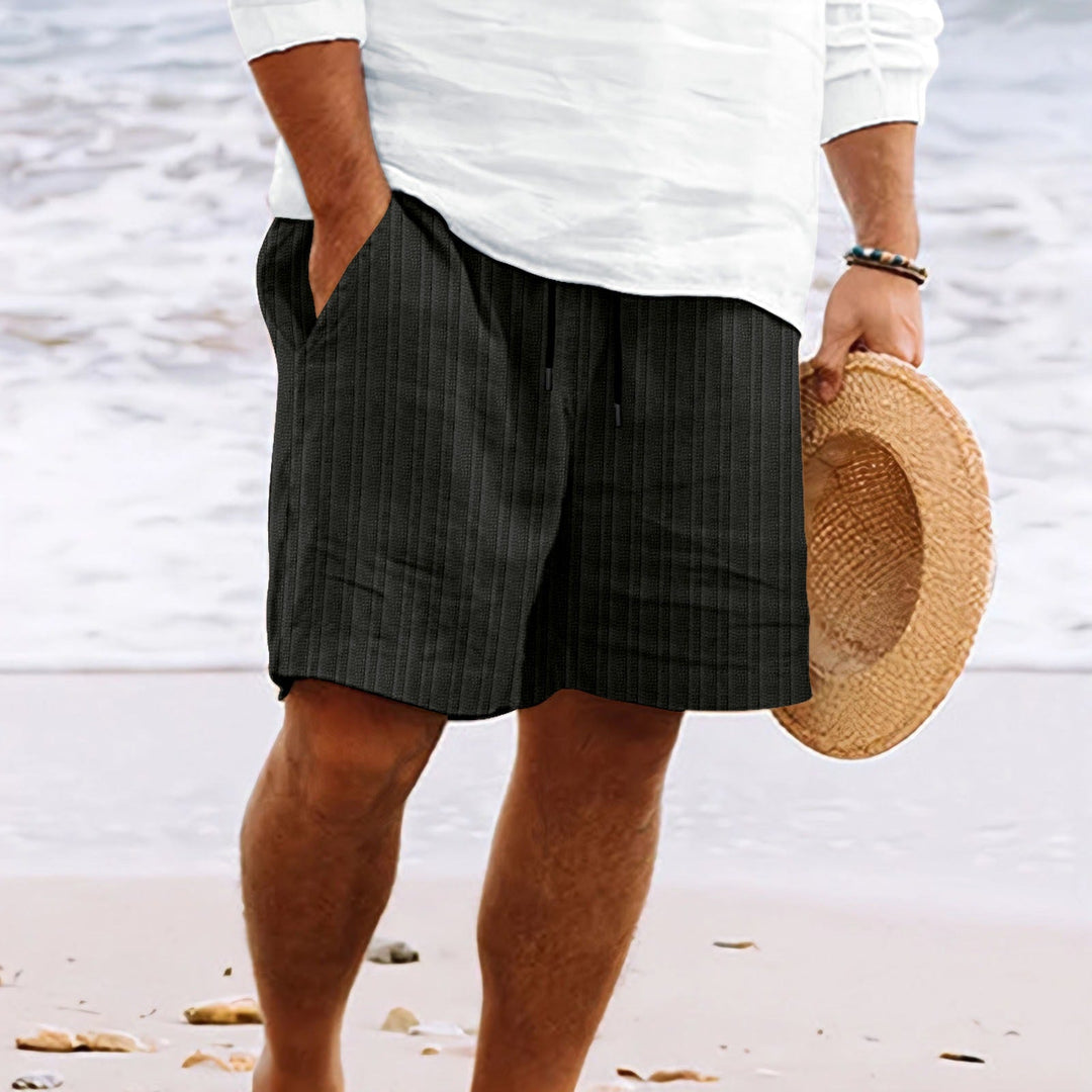 Holden | Relaxed Fit Cotton-Linen Shorts with Drawstring and Pockets