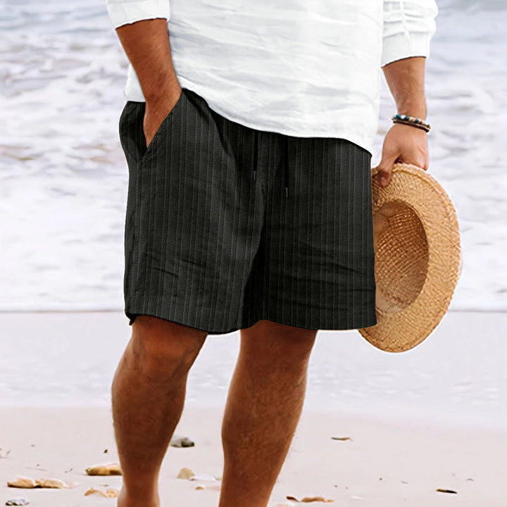 Holden | Relaxed Fit Cotton-Linen Shorts with Drawstring and Pockets