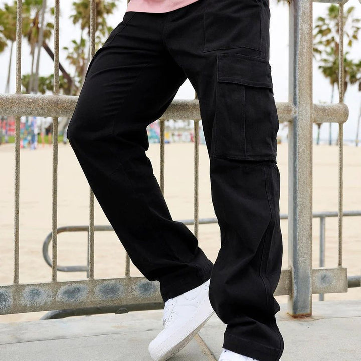 Laurence | Men's Cargo Pants - Loose Fit - Stylish Utility Design