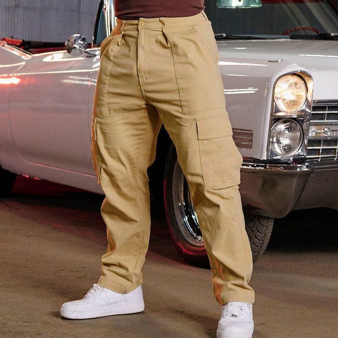 Laurence | Men's Cargo Pants - Loose Fit - Stylish Utility Design