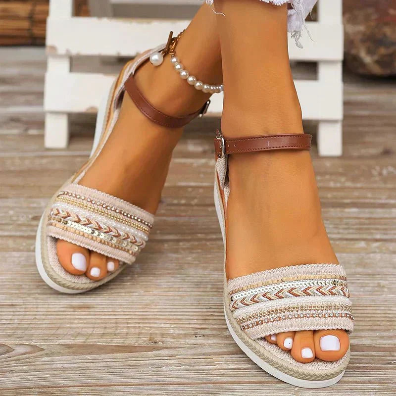 Violet | Elegant Women's Maritime Sandals for Summer