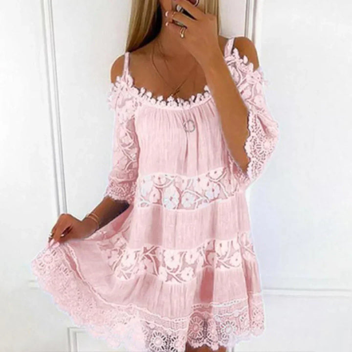 Femke | Summer Dress with Cold-Shoulder Design for Women