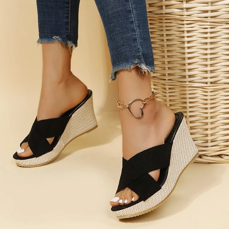 Jevie | Elegant Wedge Sandals for Everyday Comfort
