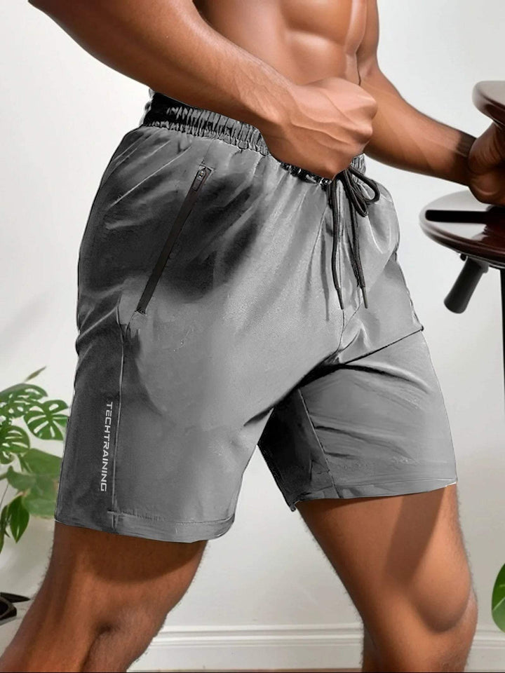 Riven | Lightweight Moisture-Wicking Stretch Shorts with Zip Pocket