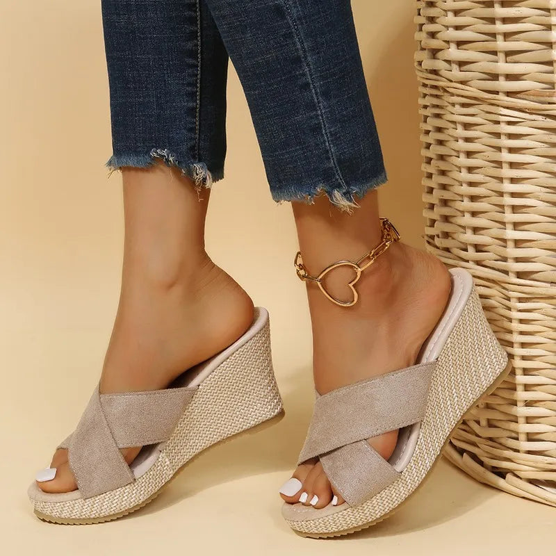 Jevie | Elegant Wedge Sandals for Everyday Comfort