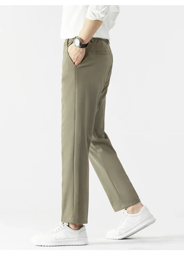Clinton | Men’s Slim Fit Trousers – Lightweight Fabric – Tailored Cut – Stylish Business Casual
