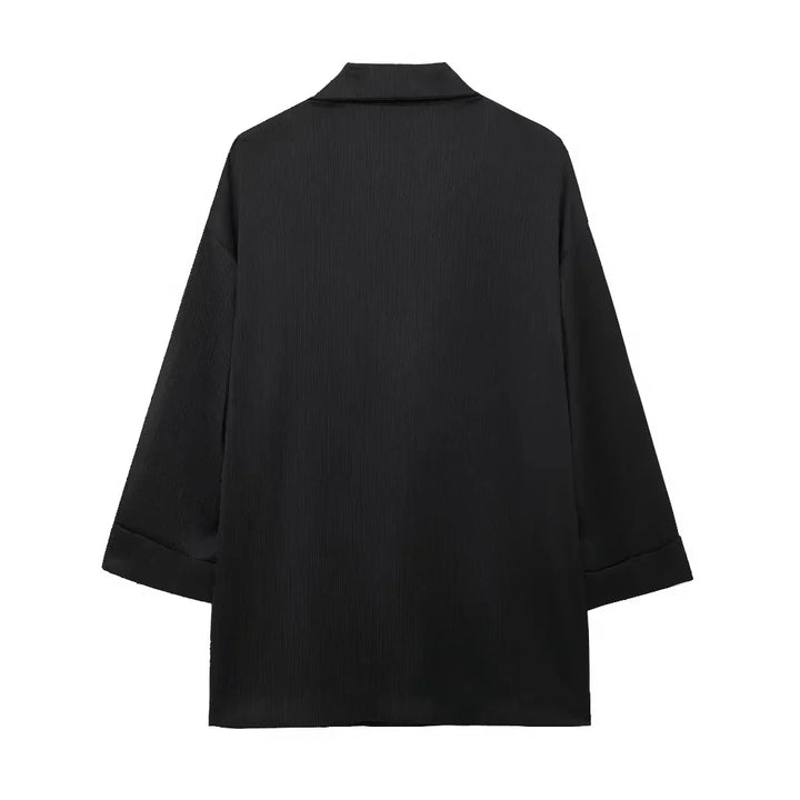 Double-Breasted Blazer & Wide-Leg Trouser Co-ord