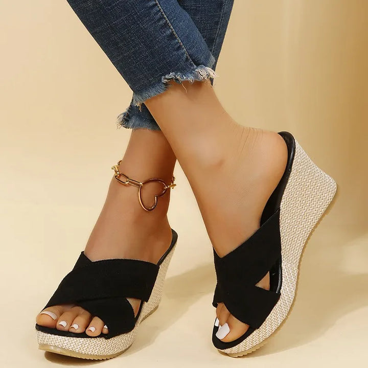 Jevie | Elegant Wedge Sandals for Everyday Comfort