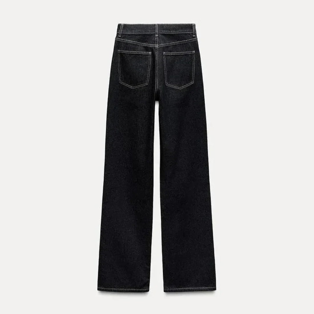 Denim Long Pants Co-Ord Set