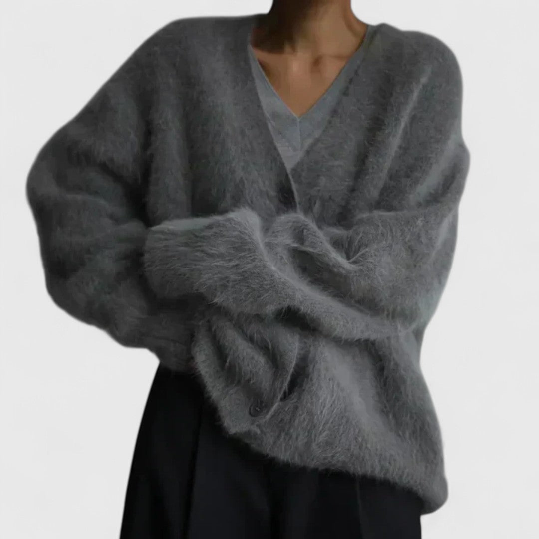 Oliva - Oversized elegant cardigan