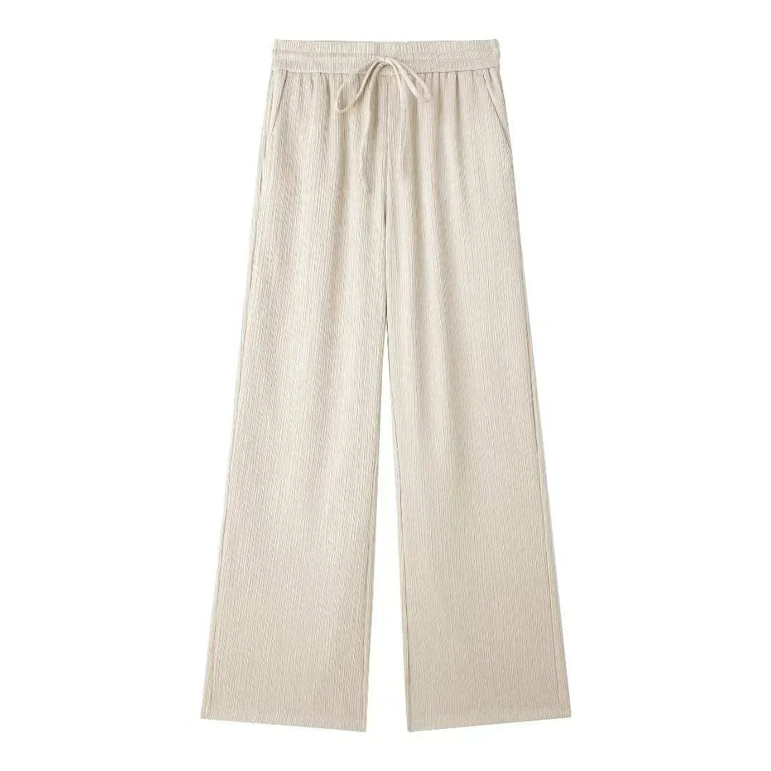 Double-Breasted Blazer & Wide-Leg Trouser Co-ord