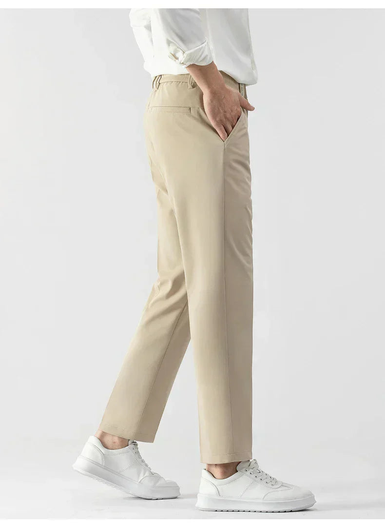 Clinton | Men’s Slim Fit Trousers – Lightweight Fabric – Tailored Cut – Stylish Business Casual