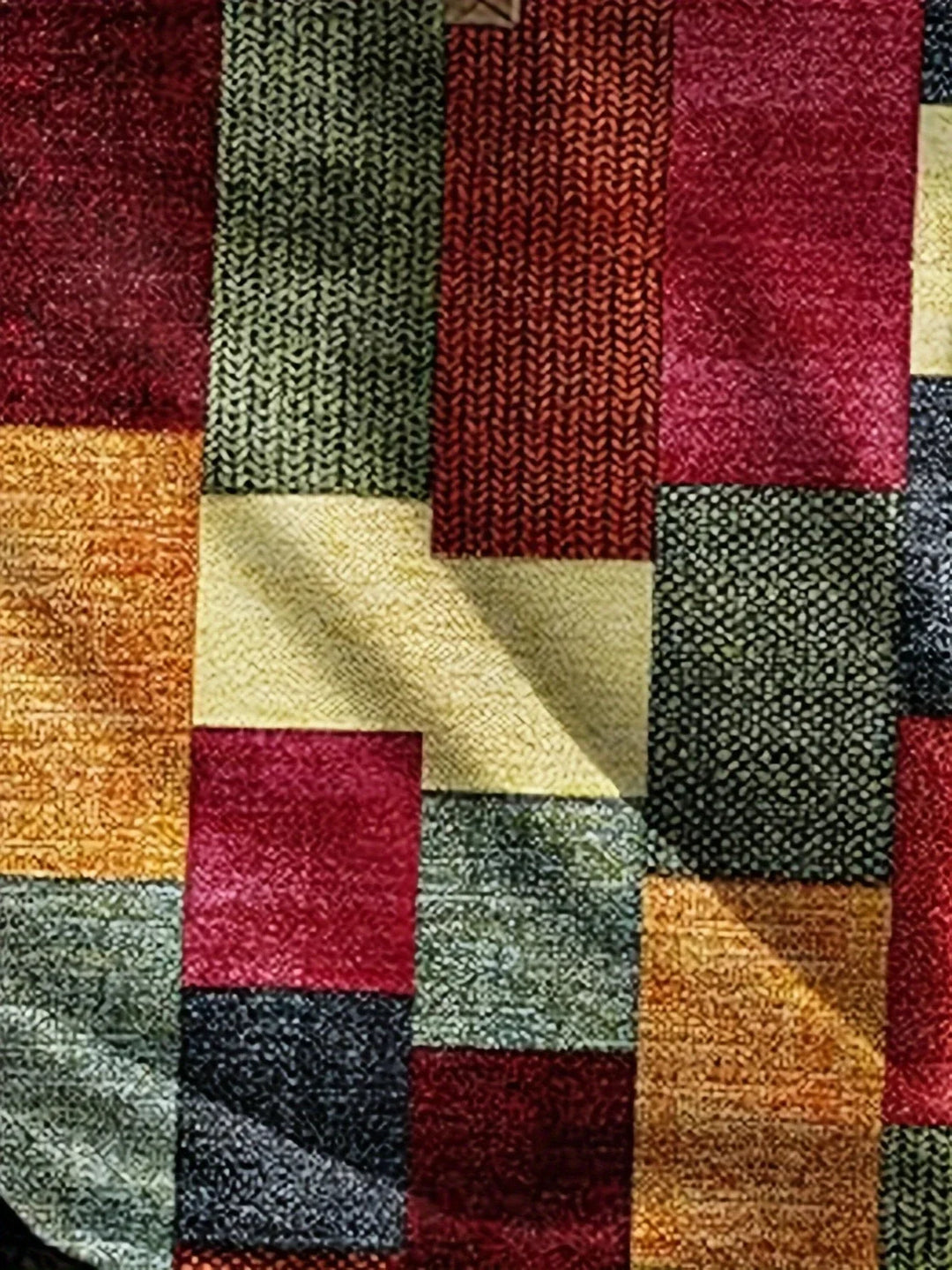 Maron | Stylish Patchwork Henley Shirt