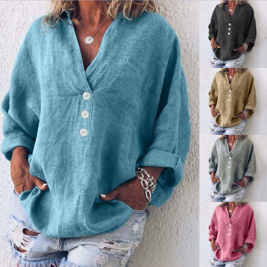 Amy | Casual Elegance V-neck blouse for women