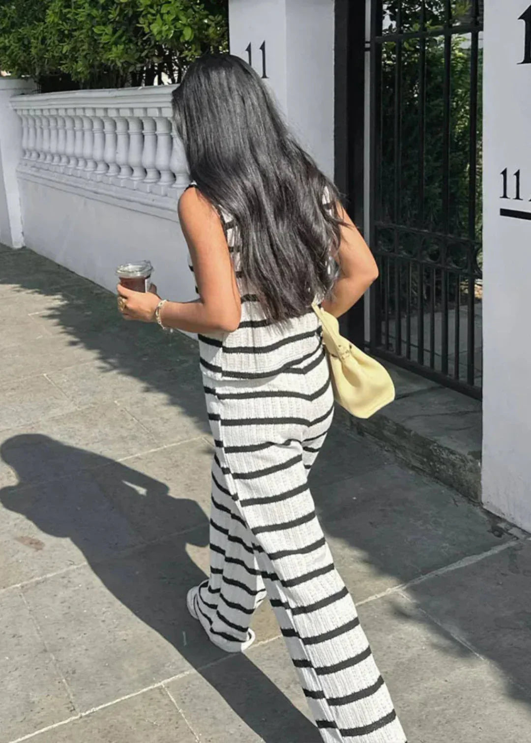 Striped Two-piece Summer Set