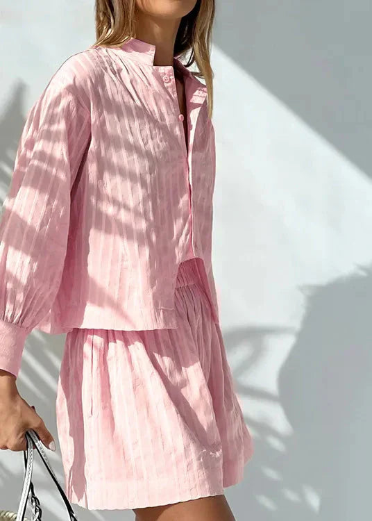 Striped Cotton Co-ord Summer Set