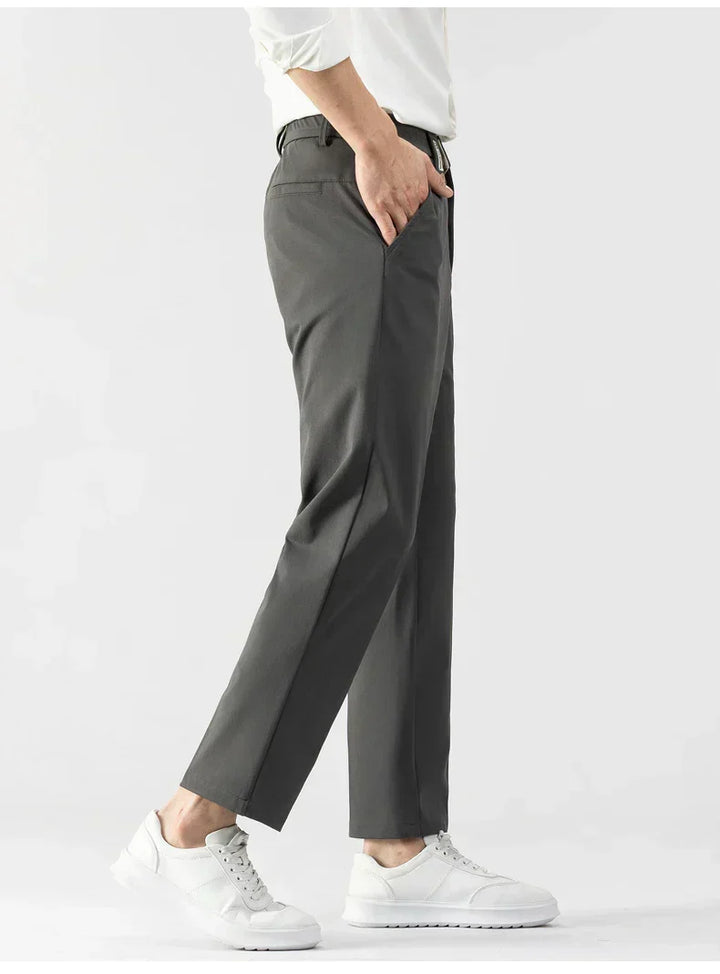 Clinton | Men’s Slim Fit Trousers – Lightweight Fabric – Tailored Cut – Stylish Business Casual