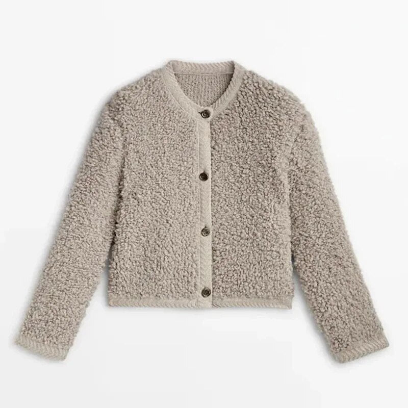 Brianna | Women's Button-Front Textured Cardigan Sweater