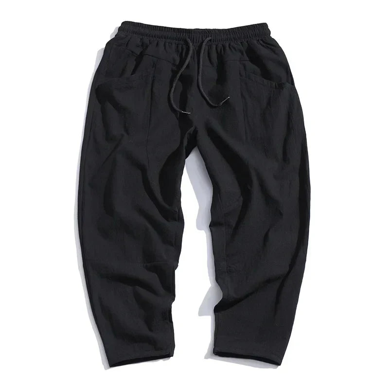 Gerald | Kyoto Linen Cropped Pants for Men