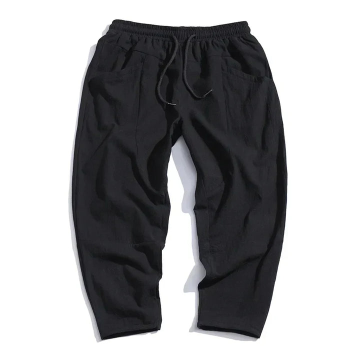 Gerald | Kyoto Linen Cropped Pants for Men