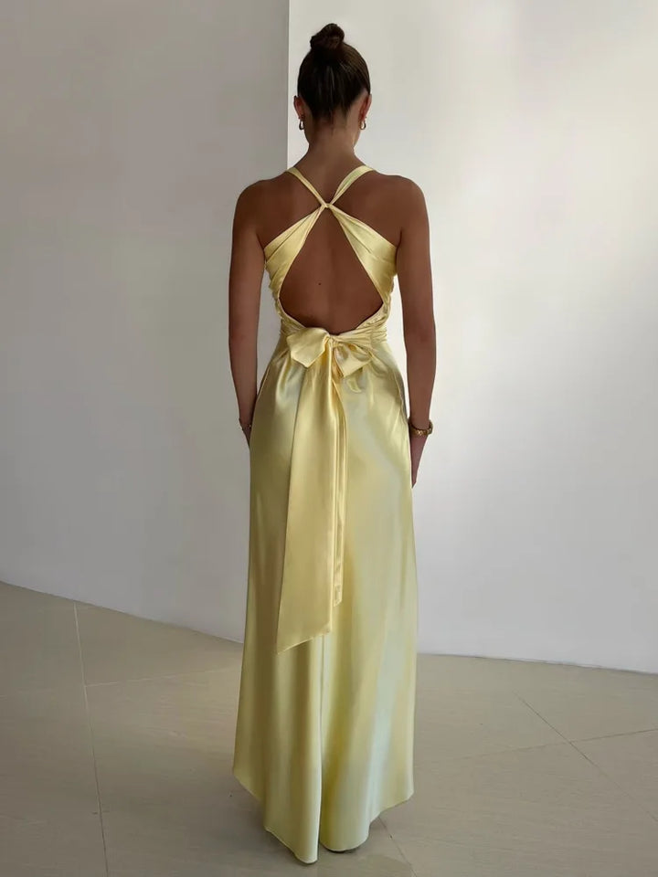 Lydia | Elegant Sleeveless V-Neck Maxi Dress for Special Occasions
