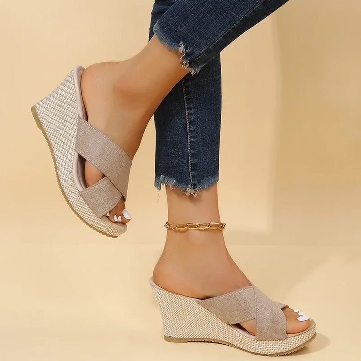 Jevie | Elegant Wedge Sandals for Everyday Comfort